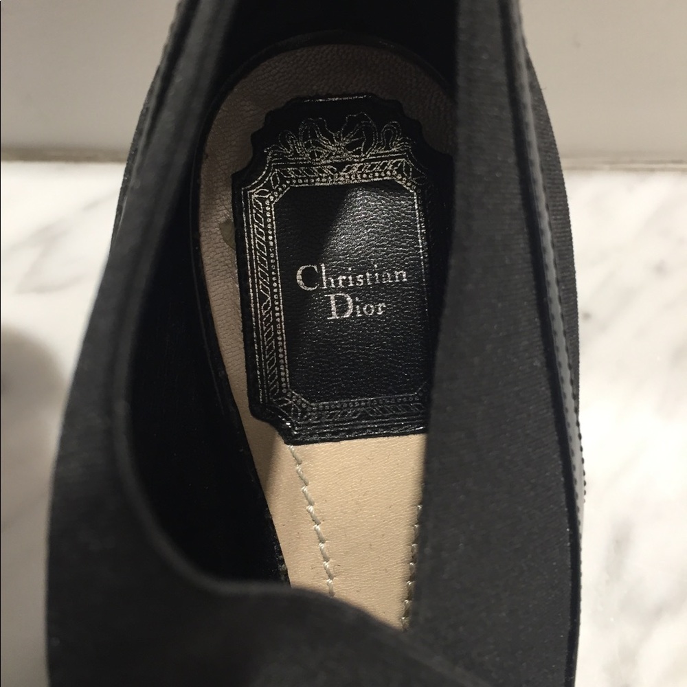 DIOR black leather bootie - Picture 4 of 8